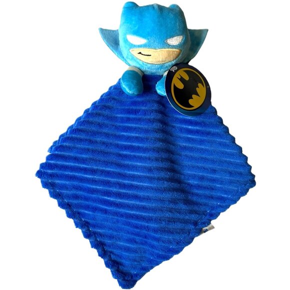 Kids Preferred DC Heroes Batman Blue Lovey Security Security Blanket Lovey NWT - Picture 2 of 2